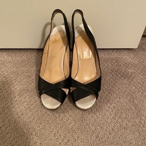 Christian Louboutin Block Heel Sandal